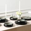 imageStone Lain Lagoon 24Piece Dinnerware Set Stoneware Plates and Bowls set Microwave and Dishwasher Safe Dish Set for 8 GreenGreen