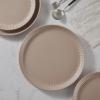imageStone Lain Logan 16Piece Dinnerware Set Stoneware TerracottaBeige
