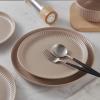 imageStone Lain Logan 16Piece Dinnerware Set Stoneware TerracottaBeige