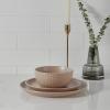 imageStone Lain Logan 16Piece Dinnerware Set Stoneware TerracottaBeige