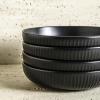 imageStone Lain Logan 16Piece Dinnerware Set Stoneware TerracottaBlack