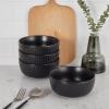imageStone Lain Logan 16Piece Dinnerware Set Stoneware TerracottaBlack