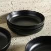 imageStone Lain Logan 16Piece Dinnerware Set Stoneware TerracottaBlack