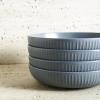 imageStone Lain Logan 16Piece Dinnerware Set Stoneware TerracottaGray