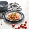 imageStone Lain Logan 16Piece Dinnerware Set Stoneware TerracottaGray