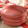 imageStone Lain Logan 16Piece Dinnerware Set Stoneware TerracottaTerracotta