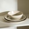 imageStone Lain Orbit 4Piece Pasta Bowl Set Stoneware BeigeBeige