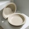 imageStone Lain Orbit 4Piece Pasta Bowl Set Stoneware BeigeBeige