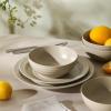 imageStone Lain Orbit 4Piece Pasta Bowl Set Stoneware BeigeBeige