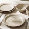 imageStone Lain Orbit 4Piece Pasta Bowl Set Stoneware BeigeBeige