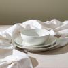 imageStone Lain Orbit 4Piece Pasta Bowl Set Stoneware BeigeWhite