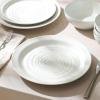 imageStone Lain Orbit 4Piece Pasta Bowl Set Stoneware BeigeWhite