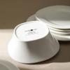 imageStone Lain Quadro 4Piece Bowl Set Porcelain White
