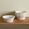imageStone Lain Quadro 4Piece Bowl Set Porcelain White