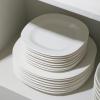 imageStone Lain Quadro 4Piece Dinner Plate Set Porcelain White