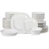 imageStone Lain Quadro 4Piece Pasta Bowl Set Porcelain WhiteWhite