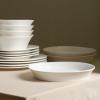 imageStone Lain Quadro 4Piece Pasta Bowl Set Porcelain WhiteWhite