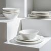 imageStone Lain Quadro 4Piece Pasta Bowl Set Porcelain WhiteWhite