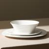 imageStone Lain Quadro 4Piece Pasta Bowl Set Porcelain WhiteWhite