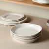 imageStone Lain Quadro 4Piece Pasta Bowl Set Porcelain WhiteWhite