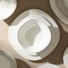 imageStone Lain Quadro 4Piece Pasta Bowl Set Porcelain WhiteWhite