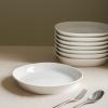 imageStone Lain Quadro 4Piece Pasta Bowl Set Porcelain WhiteWhite