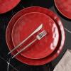 imageStone Lain Sam Porcelain 32Piece Round Dinnerware Set RedRed