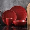imageStone Lain Sam Porcelain 32Piece Round Dinnerware Set RedRed