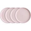 imageStone Lain Stoneware Dish Set 4 Mugs Tom  OliveAlbie  Light Pink