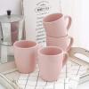 imageStone Lain Stoneware Dish Set 4 Mugs Tom  OliveAlbie  Light Pink