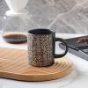 imageStone Lain Stoneware Dish Set 4 Mugs Tom  OliveSophie  Brown and Black