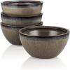 imageStone Lain Stoneware Dish Set 4 Mugs Tom  OliveTina  Green and Beige