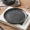 imageStone Lain Stoneware Dish Set 4 Mugs Tom  OliveTom  Black and White