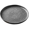 imageStone Lain Stoneware Dish Set 4 Mugs Tom  OliveTom  Black and White