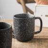 imageStone Lain Stoneware Dish Set 4 Mugs Tom  OliveTom  Black and White