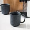 imageStone Lain Stoneware Dish Set 4 Mugs Tom  OliveTom  Gray and Blue
