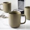 imageStone Lain Stoneware Dish Set 4 Mugs Tom  OliveTom  Olive