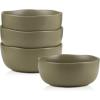 imageStone Lain Stoneware Dish Set 4 Mugs Tom  OliveTom  Olive