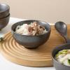 imageStone Lain Valencia Porcelain 16Piece Round Dinnerware Set Metallic GreyMetallic Gray
