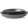 imageStone Lain Valencia Porcelain 16Piece Round Dinnerware Set Metallic GreyMetallic Gray