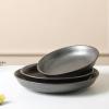 imageStone Lain Valencia Porcelain 16Piece Round Dinnerware Set Metallic GreyMetallic Gray
