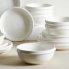 imageStone Lain Verso 4Piece Bowl Set Porcelain White