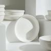 imageStone Lain Verso 4Piece Dinner Plate Set Porcelain WhiteWhite