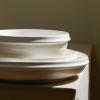 imageStone Lain Verso 4Piece Dinner Plate Set Porcelain WhiteWhite