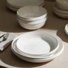 imageStone Lain Verso 4Piece Salad Plate Set Porcelain White