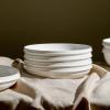 imageStone Lain Verso 4Piece Salad Plate Set Porcelain White