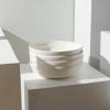 imageStone Lain Virtuo 4Piece Pasta Bowl Set Porcelain White
