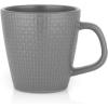 imageStone lain Abigael Weave Stoneware Dish Set 4 Mugs GrayGray