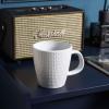 imageStone lain Abigael Weave Stoneware Dish Set 4 Mugs GrayWhite