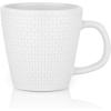 imageStone lain Abigael Weave Stoneware Dish Set 4 Mugs GrayWhite